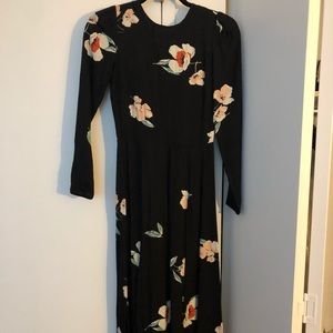 reformation floral vanessa dress